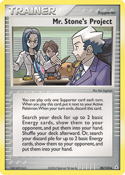 Pokemon Holon Phantoms Mr. Stone's Project - 88