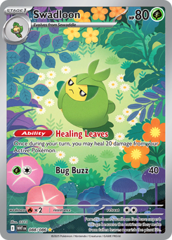Pokemon White Flare Swadloon - 88