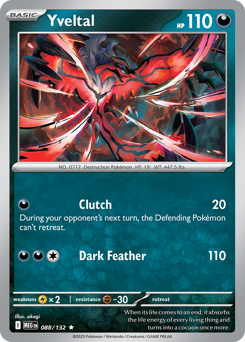 Pokemon Mega Evolution Yveltal - 88