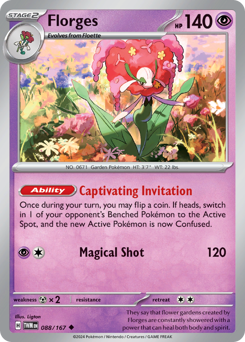 Pokemon Twilight Masquerade Florges - 88