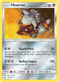 Pokemon Ultra Prism Heatran - 88