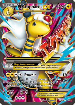 Pokemon Ancient Origins M Ampharos-EX - 88