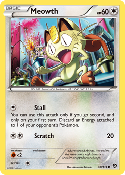 Pokemon Steam Siege Meowth - 88