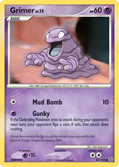 Pokemon Secret Wonders Grimer - 88