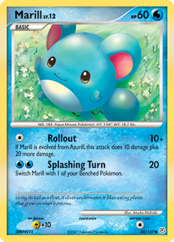 Pokemon Diamond & Pearl Marill - 88