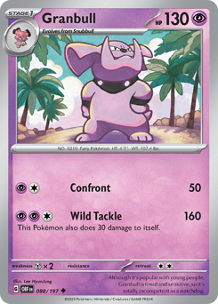 Pokemon Obsidian Flames Granbull - 88