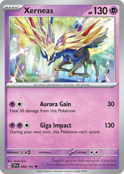 Pokemon Surging Sparks Xerneas - 88