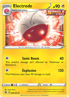 Pokemon Fusion Strike Electrode - 88