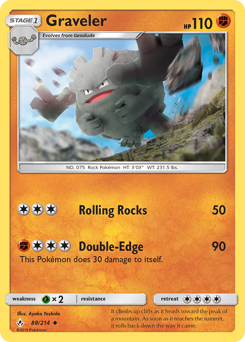 Pokemon Unbroken Bonds Graveler - 88
