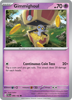 Pokemon Paradox Rift Gimmighoul - 88
