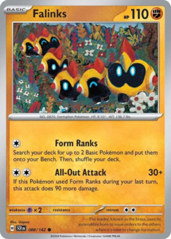 Pokemon Stellar Crown Falinks - 88