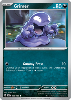 Pokemon 151 Grimer - 88