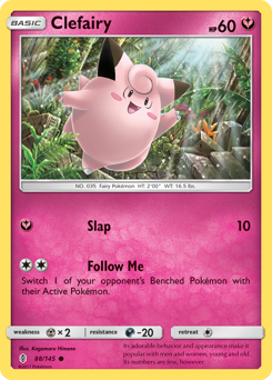 Pokemon Guardians Rising Clefairy - 88
