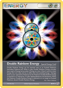 Pokemon Team Magma vs Team Aqua Double Rainbow Energy - 88