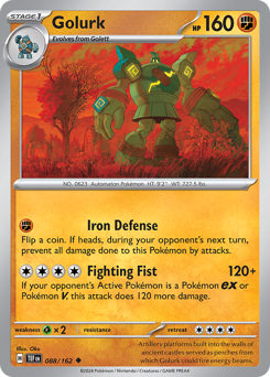 Pokemon Temporal Forces Golurk - 88
