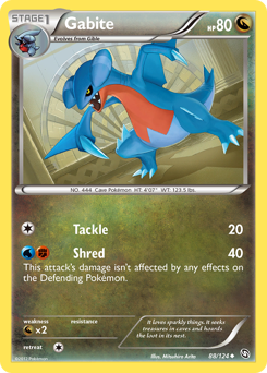 Pokemon Dragons Exalted Gabite - 88