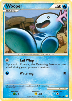 Pokemon HeartGold & SoulSilver Wooper - 88