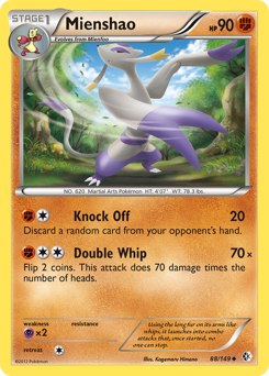 Pokemon Boundaries Crossed Mienshao - 88
