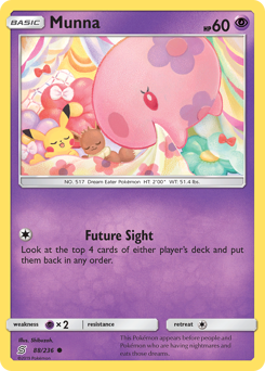 Pokemon Unified Minds Munna - 88