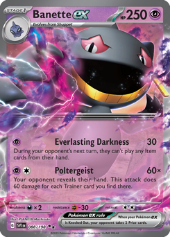 Pokemon Scarlet & Violet Banette ex - 88
