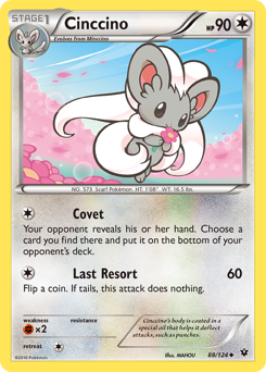 Pokemon Fates Collide Cinccino - 88