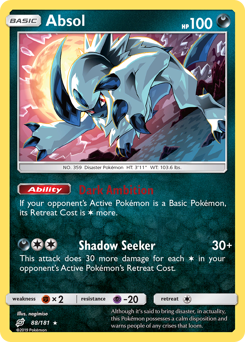 Pokemon Team Up Absol - 88