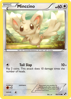 Pokemon Black & White Minccino - 88