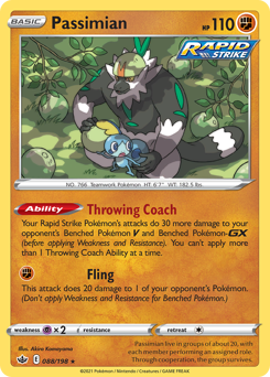 Pokemon Chilling Reign Passimian - 88