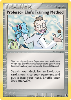 Pokemon Unseen Forces Professor Elm's Training Method - 89