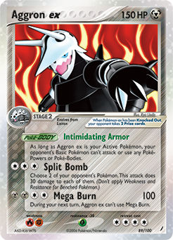 Pokemon Crystal Guardians Aggron ex - 89