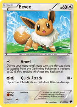 Pokemon Plasma Freeze Eevee - 89