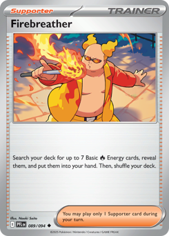 Pokemon Phantasmal Flames Firebreather - 89