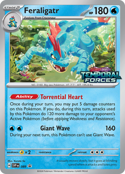 Pokemon Scarlet & Violet Black Star Promos Feraligatr - 89
