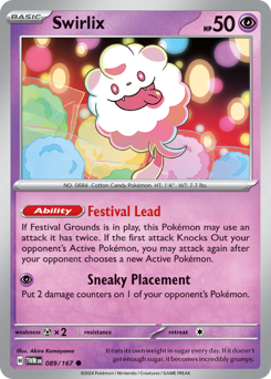 Pokemon Twilight Masquerade Swirlix - 89