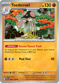 Pokemon Journey Together Toedscruel - 89