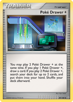 Pokemon Stormfront Poké Drawer + - 89