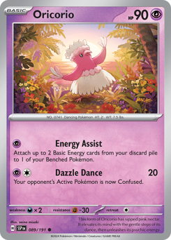 Pokemon Surging Sparks Oricorio - 89