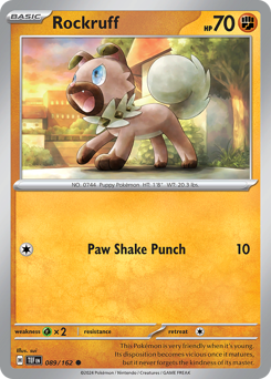 Pokemon Temporal Forces Rockruff - 89