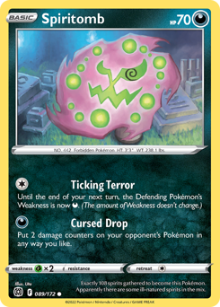 Pokemon Brilliant Stars Spiritomb - 89