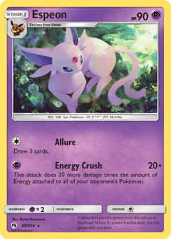 Pokemon Lost Thunder Espeon - 89