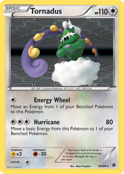 Pokemon Emerging Powers Tornadus - 89