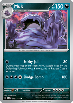 Pokemon 151 Muk - 89