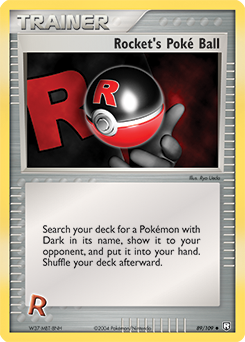 Pokemon Team Rocket Returns Rocket's Poké Ball - 89