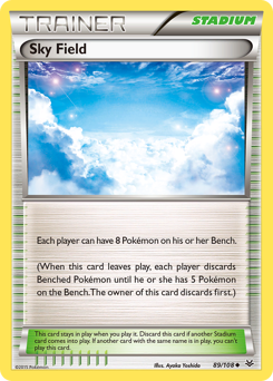 Pokemon Roaring Skies Sky Field - 89