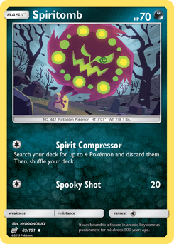 Pokemon Team Up Spiritomb - 89