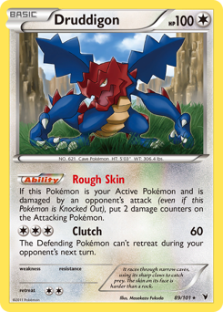 Pokemon Noble Victories Druddigon - 89