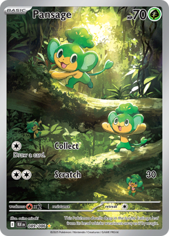 Pokemon Black Bolt Pansage - 89