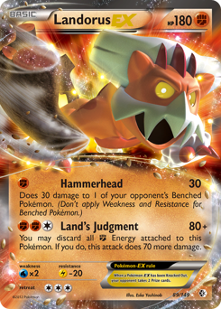 Pokemon Boundaries Crossed Landorus-EX - 89