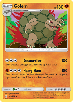 Pokemon Unbroken Bonds Golem - 89