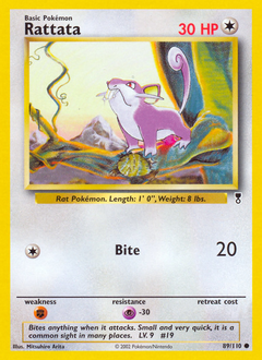 Pokemon Legendary Collection Rattata - 89